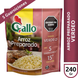 Arroz Gallo Preparado Verdeo 240 Gr