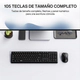 Kit Teclado Y Mouse Rapoo X2100 Inalámbrico 1200 DPI USB