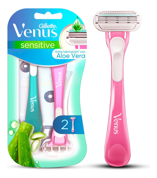 Gillette Venus Sensitive Maquinas Para Afeitar 2 Un