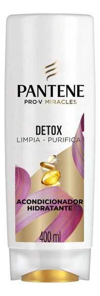 Acondicionador Pantene Detox Limpia Purifica 400 Ml