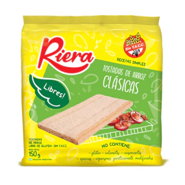 Tostadas Riera Arroz Sin Tacc 150 Grs