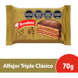 Alfajor Terrabusi Triple Clásico 70 G