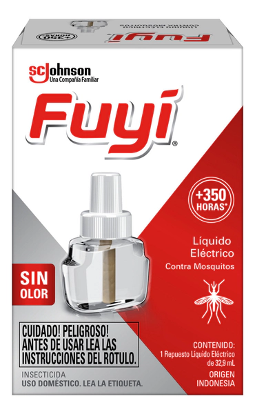 Fuyi Líquido Eléctrico Repelente Repuesto Mosquitos Sin Olor