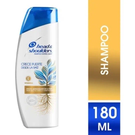 Shampoo Head & Shoulders Crece Fuerte Con Vitamina E 180 ml