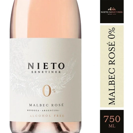 Vino Nieto Senetiner Vinos 0% Malbec Rosé 750 Ml