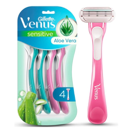 Máquina De Afeitar Gillette Venus Sensitive 4 Un