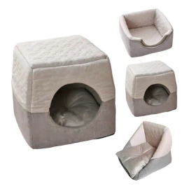 Cama Para Mascotas Proline 3 En 1 Talle S Gris