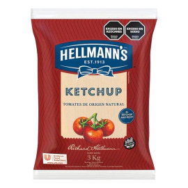 Ketchup Hellmann's En Bolsa 3kg