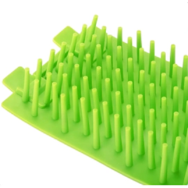 Limpia Patas Mascotas Proline Silicona Verde