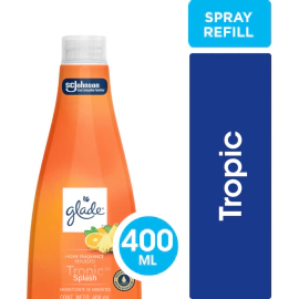 Aromatizante Glade Tropic Splash Repuesto Hogar 400 Ml