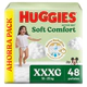 Pañales Huggies Soft Comfort Pack Ahorro M G XG XXG XXXG