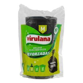 Bolsas Para Residuos Virulana Rollo M x30 Basura