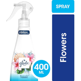 Aromatizante De Tela Glade Fresh Flowers Gatillo 400 Ml