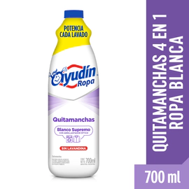 Quitamanchas Líquido Ayudín Blanco Supremo Botella 750 Ml