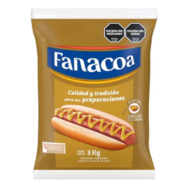 Mostaza Bolsa Fanacoa Clásica 3 Kg