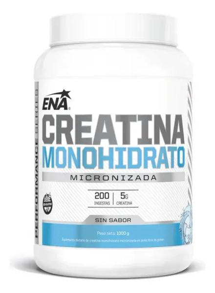 Creatina Monohidrato 1 Kg Ena Sport Micronizada Sin Sabor Sin Sabor