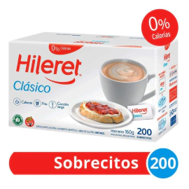 Hileret Clasico Edulcorante En Sobres X 200 Un