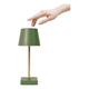 Lámpara Velador De Mesa Táctil Led Color Verde Verde Verde Oscuro