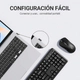 Kit Teclado Y Mouse Rapoo X2100 Inalámbrico 1200 DPI USB