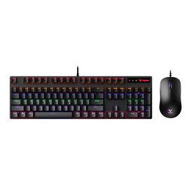 Combo Gamer Rapoo V150S Teclado Y Mouse 6200 DPI RGB USB