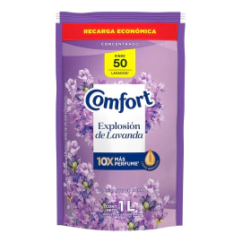Comfort Suavizante Ropa Explosión De Lavanda Doypack 1 L