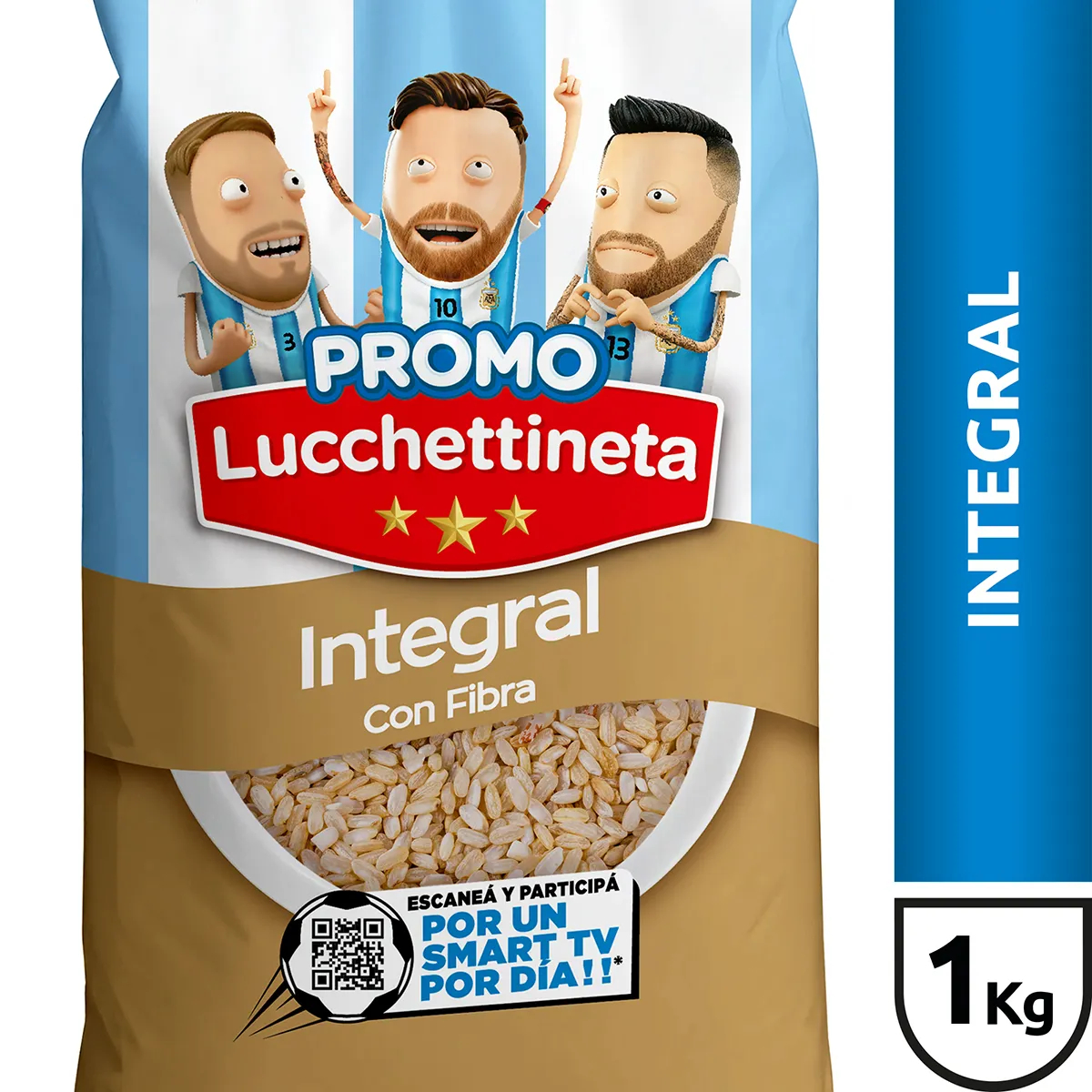 Lucchetti Arroz Integral X 1kg | Ecomodico