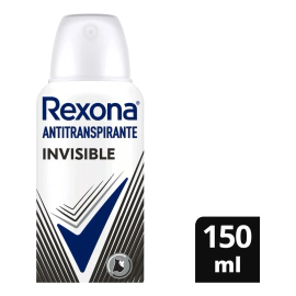 Rexona Antitranspirante Desodorante Femenino Invisible 150ml