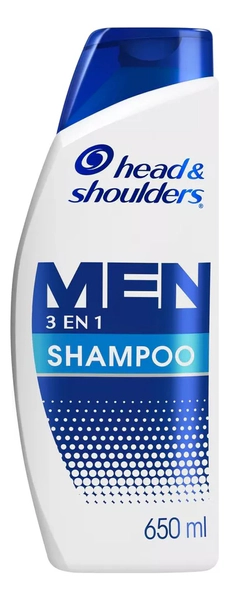Shampoo Head & Shoulders Men 3en1 650 Ml