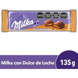 Chocolate Milka Relleno Dulce De Leche 135g