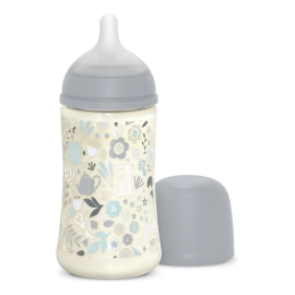Suavinex Mamadera 270ml Wonderland Bebés +3 Meses Color Azul