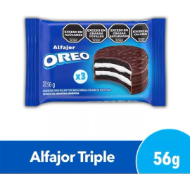 Alfajor Oreo Triple Negro 56 Gr