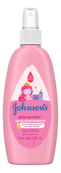 Spray Para Peinar Para Niños Johnson's Gotas De Brillo X 200 Ml