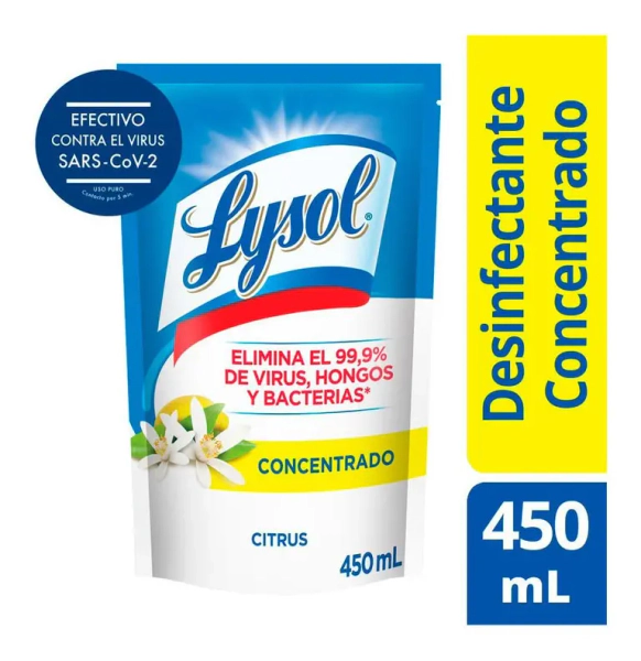Lysol Dettol Doypack Citrus X 450 Ml