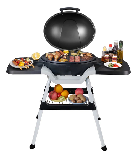 Parrilla Eléctrica Philco Doble Mesada Negro