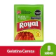 Gelatina Light Royal Cereza 25g X 8 Un