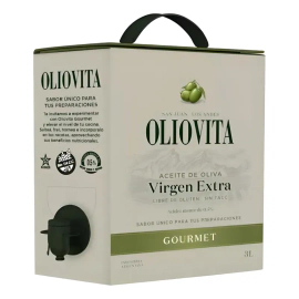 Aceite Oliva Virgen Extra Oliovita Gourmet Caja 3 Litros Sin Tacc