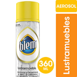 Lustramuebles Blem Naranja Granito y Marmol Aerosol 360 Ml