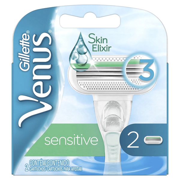 Gillette Repuesto De Afeitar Venus Divine Sensitive 2 Un