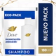 Shampoo Dove Reconstrucción + Aminoácido Repuesto Doypack 180 Ml