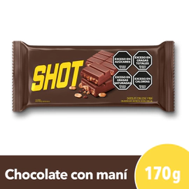 Shot Chocolate Con Leche Y Mani 170gr