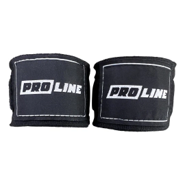 Par De Vendas De Boxeo 4 Metros Proline Negro Negro