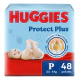 Pañales Huggies Protect Plus Ahorrapack Talle P X48 Unid