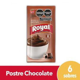 Postre Royal Chocolate 75g X 6 Un
