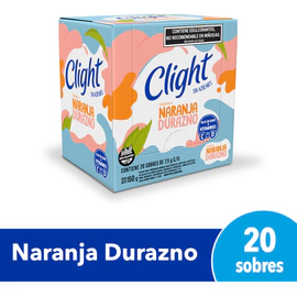 Jugo Clight Naranja Durazno 7,5g Caja X 20 Sobres