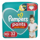 Pañales Pampers Pants Ajuste Total Talle Xg 32 Unidades Sin Género