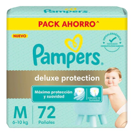 Pampers Deluxe Prot M X72 Mediano (m) Sin Género