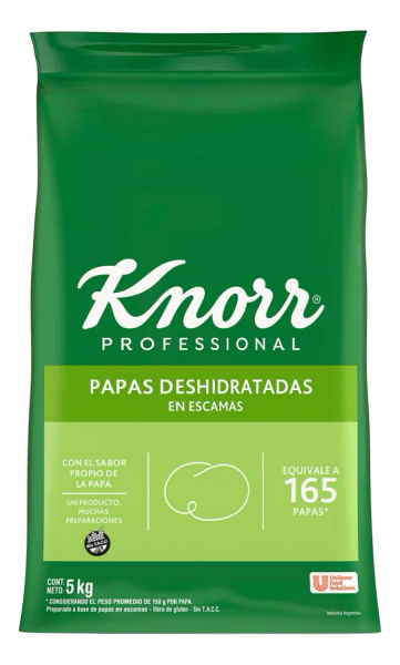 Papas Deshidratadas Bolsa Knorr Profesional 5 Kg