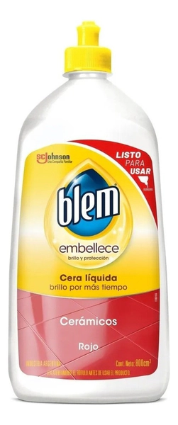 Cera Para Pisos Blem Rojo 800ml