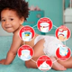 Pañales Pampers Pants Ajuste Total Talle G 36 Unidades
