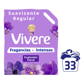 Vivere Suavizante De Ropa Explosión Floral Más Intenso X3l